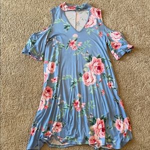 Floral cotton dress